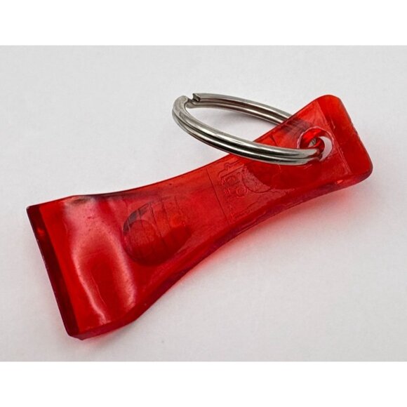 Ohio Lottery Card Scratcher Red Plastic Bottle Opener With Metal Ring - Picture 6 of 6